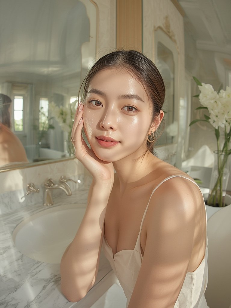 Exosome skincare - Korean beauty illustration 3