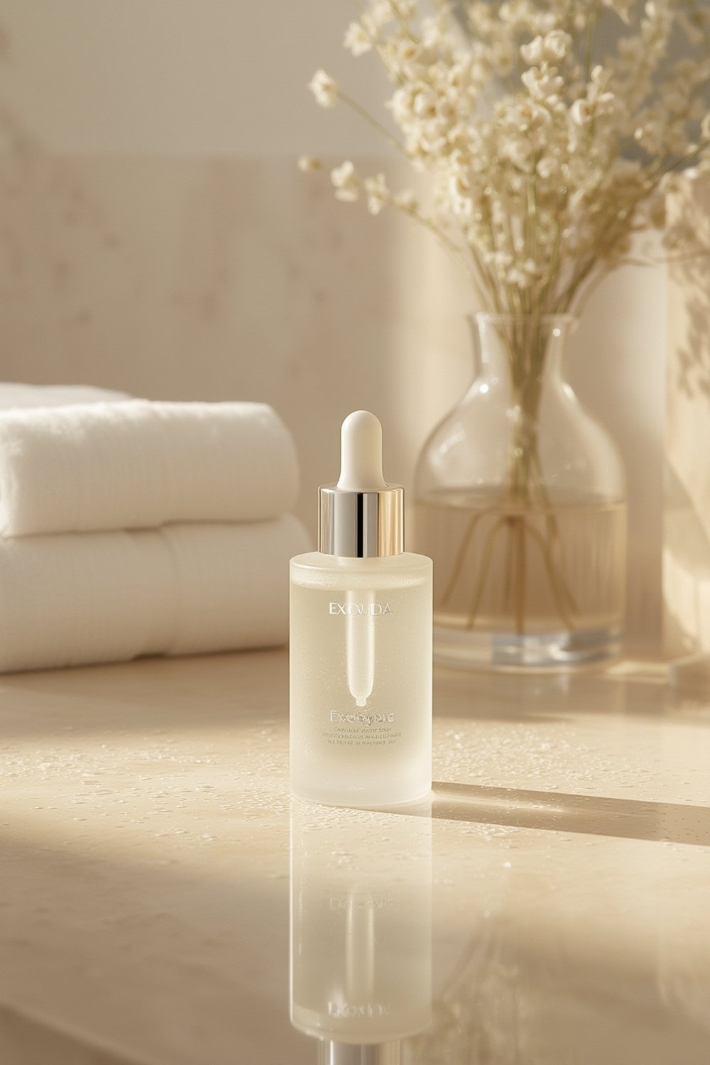 Exosome skincare - Korean beauty illustration 1