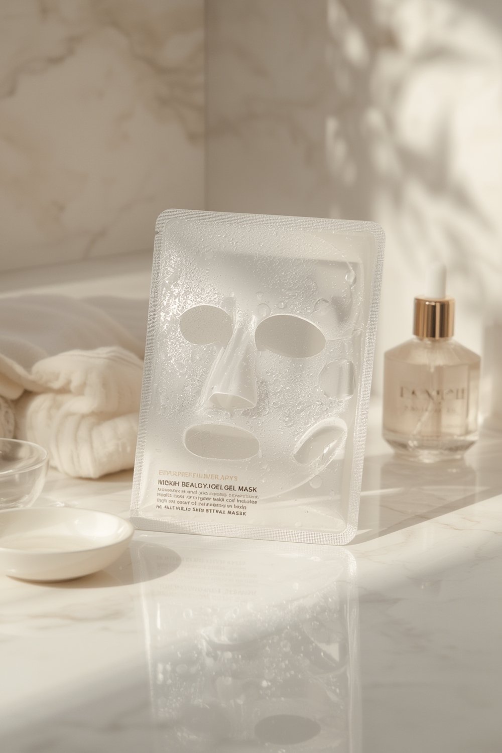 Hydrogel mask - Korean beauty illustration 1