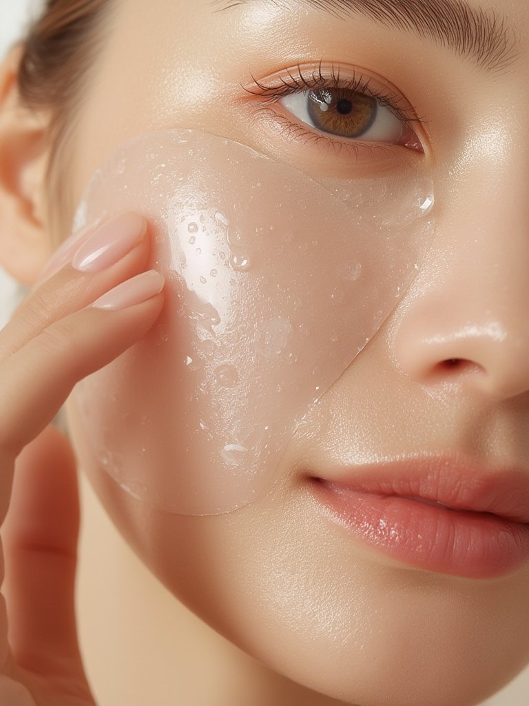 Hydrogel mask - Korean beauty illustration 2