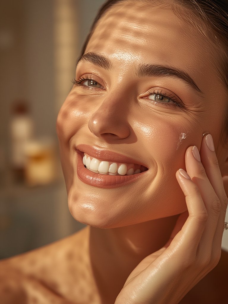 vitamin serum in action