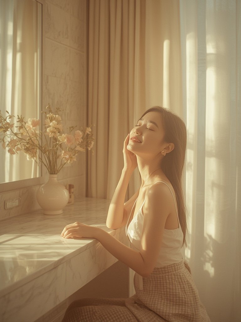 Rice toner korean - Korean beauty illustration 3