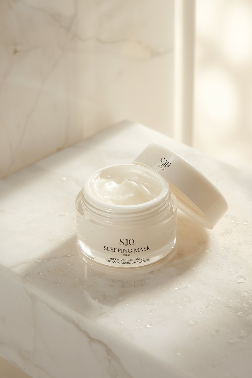 Sleeping mask korean - Korean beauty illustration 1