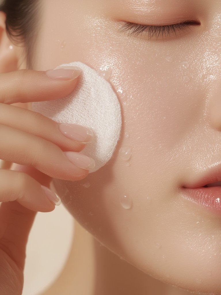 Toner pads korean - Korean beauty illustration 2