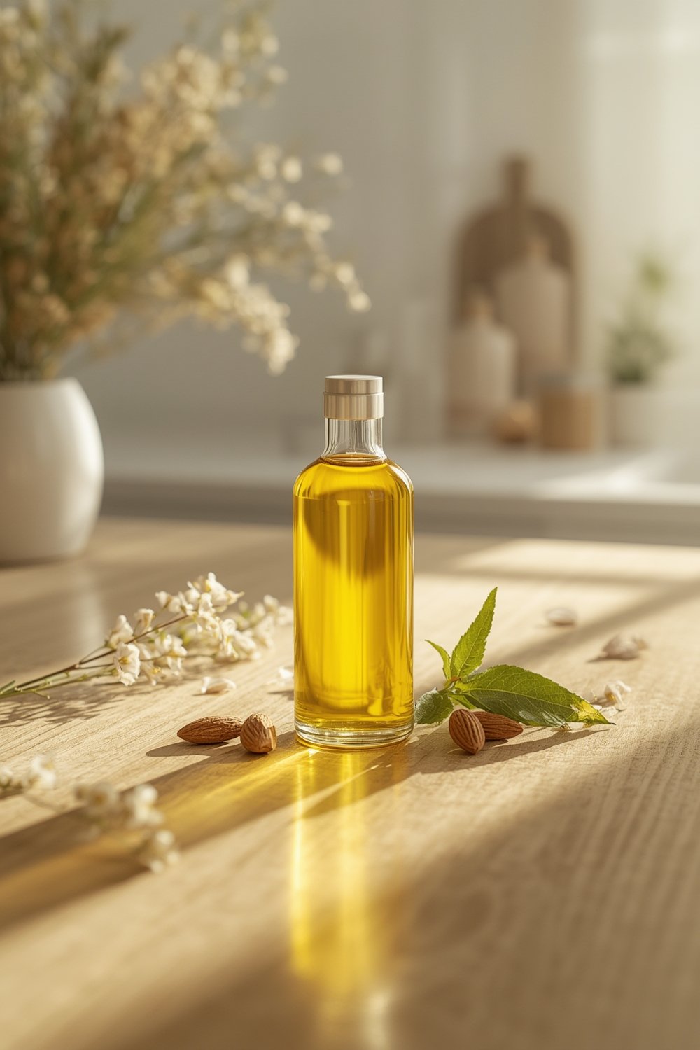 almond oil product view