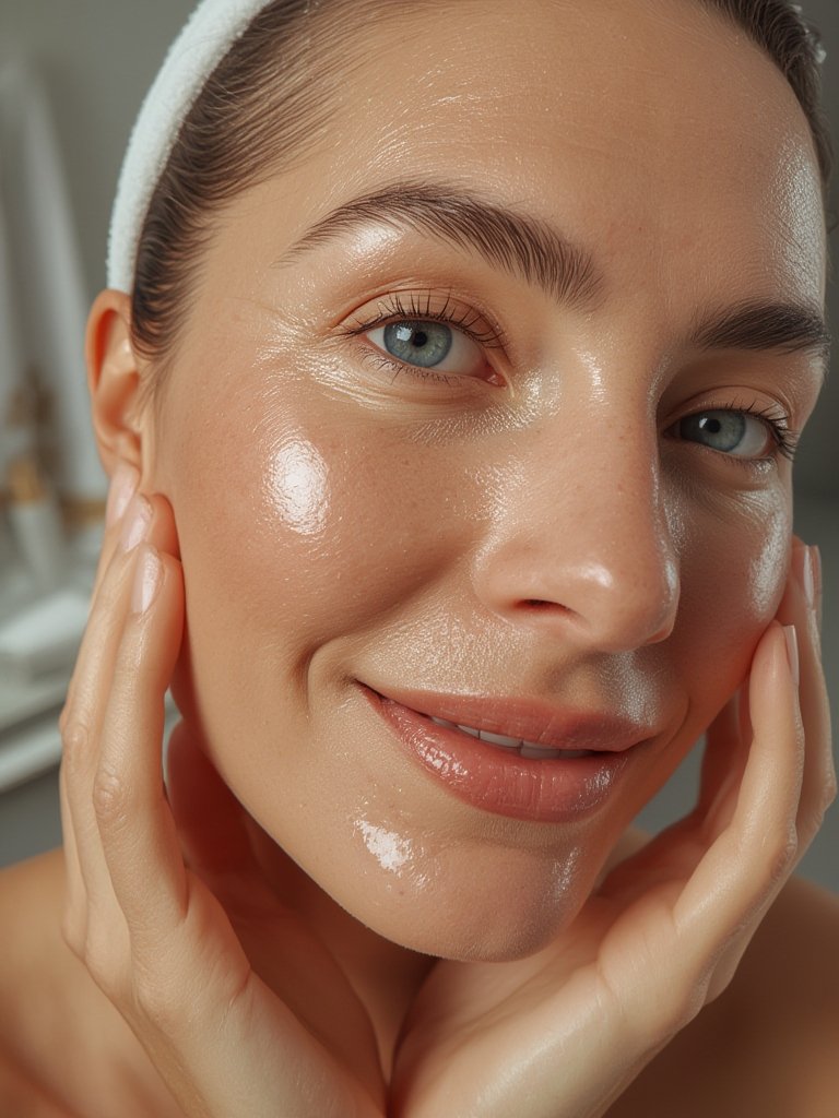 plumping moisturizer in action