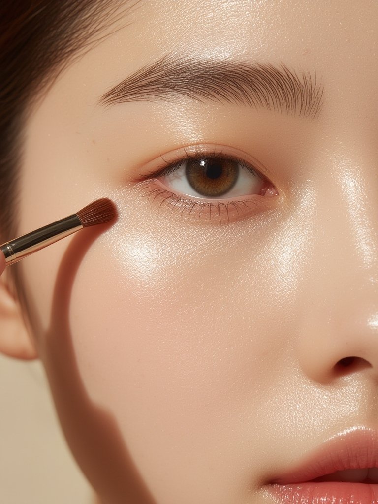 Aegyo sal makeup - Korean beauty illustration 2