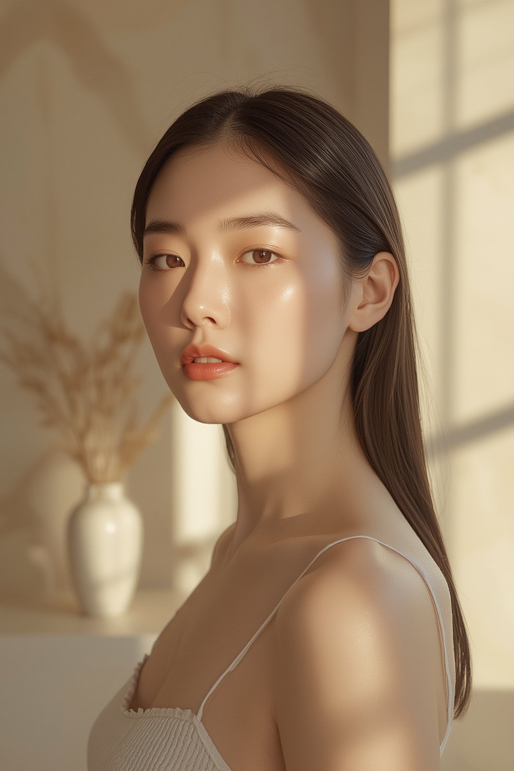 Glass skin routine - Korean beauty illustration 1