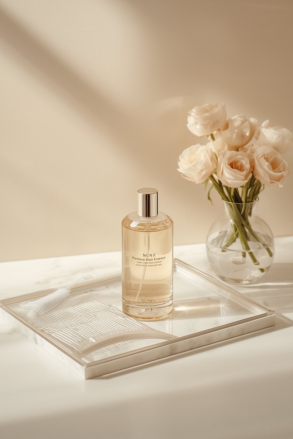 Hair essence korean - Korean beauty illustration 1