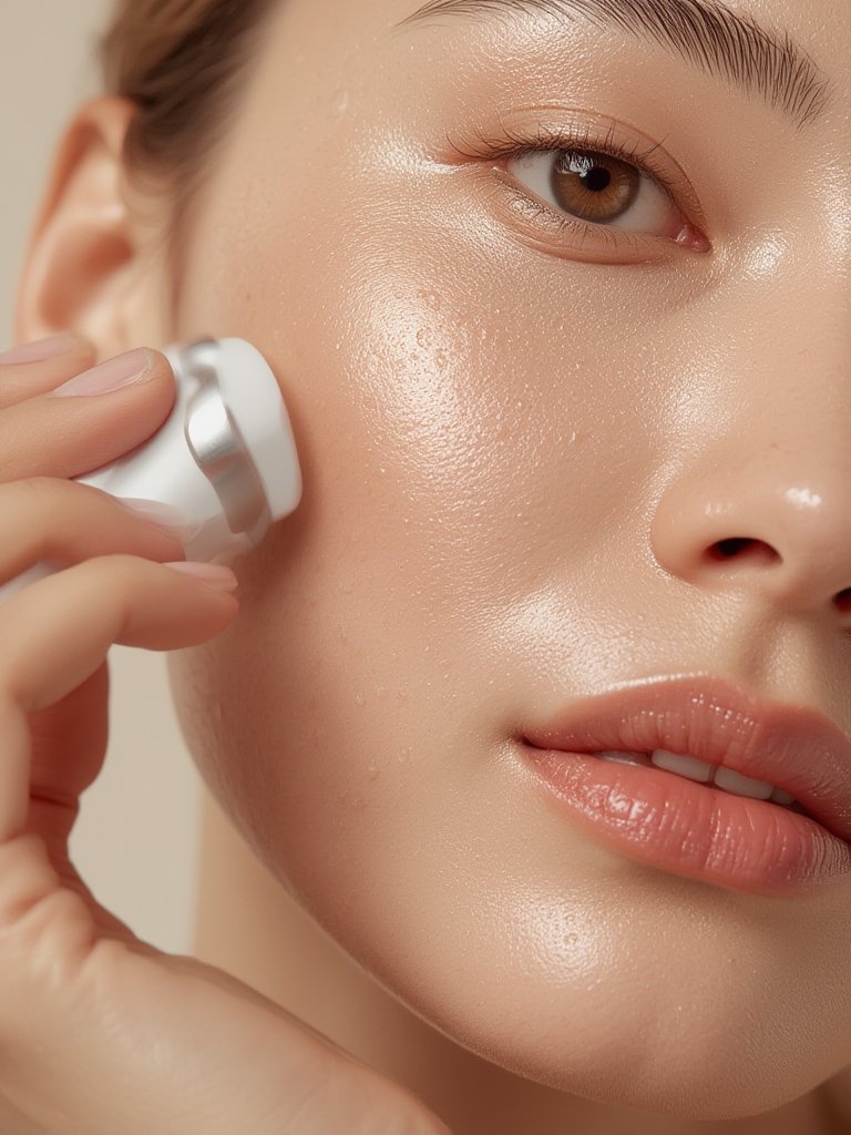 Microcurrent device - Korean beauty illustration 2