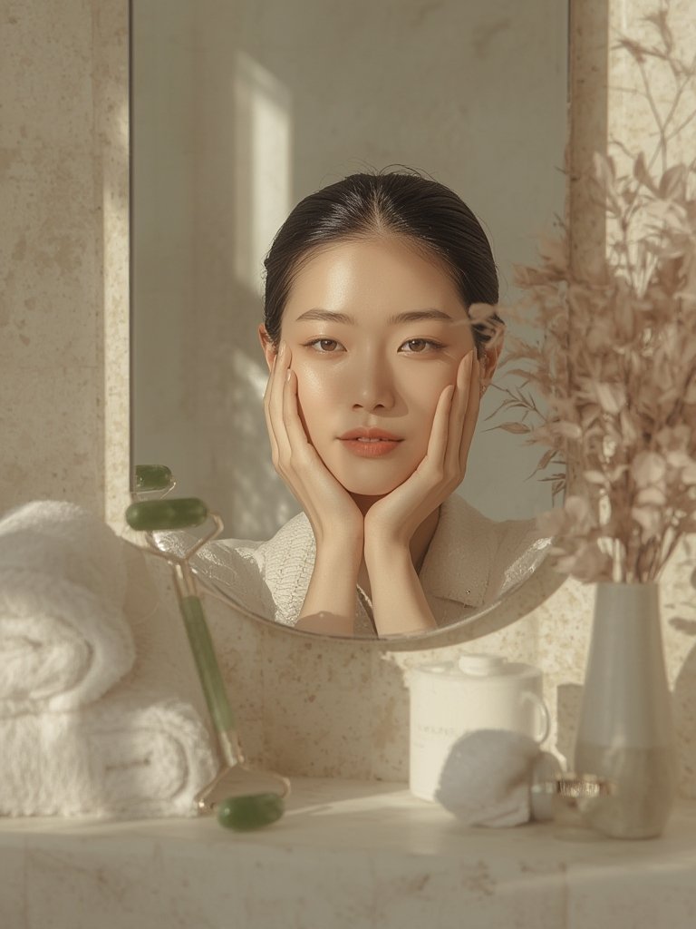 Peptide serum korean - Korean beauty illustration 3