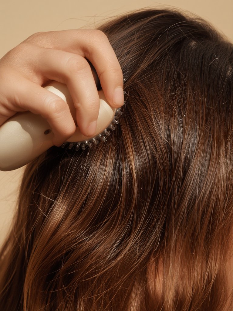 Scalp massager electric - Korean beauty illustration 2