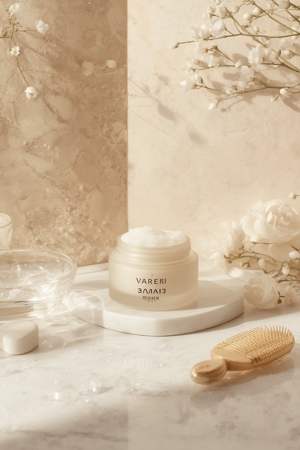 Scalp scrub korean - Korean beauty illustration 1