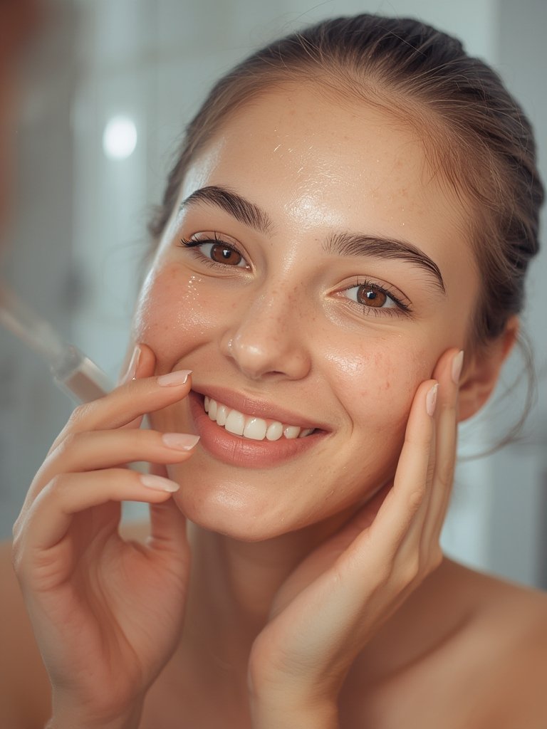 salicylic serum in action