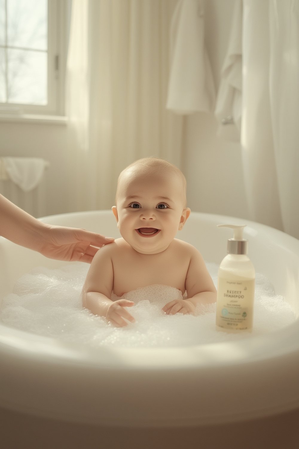 baby shampoo product view