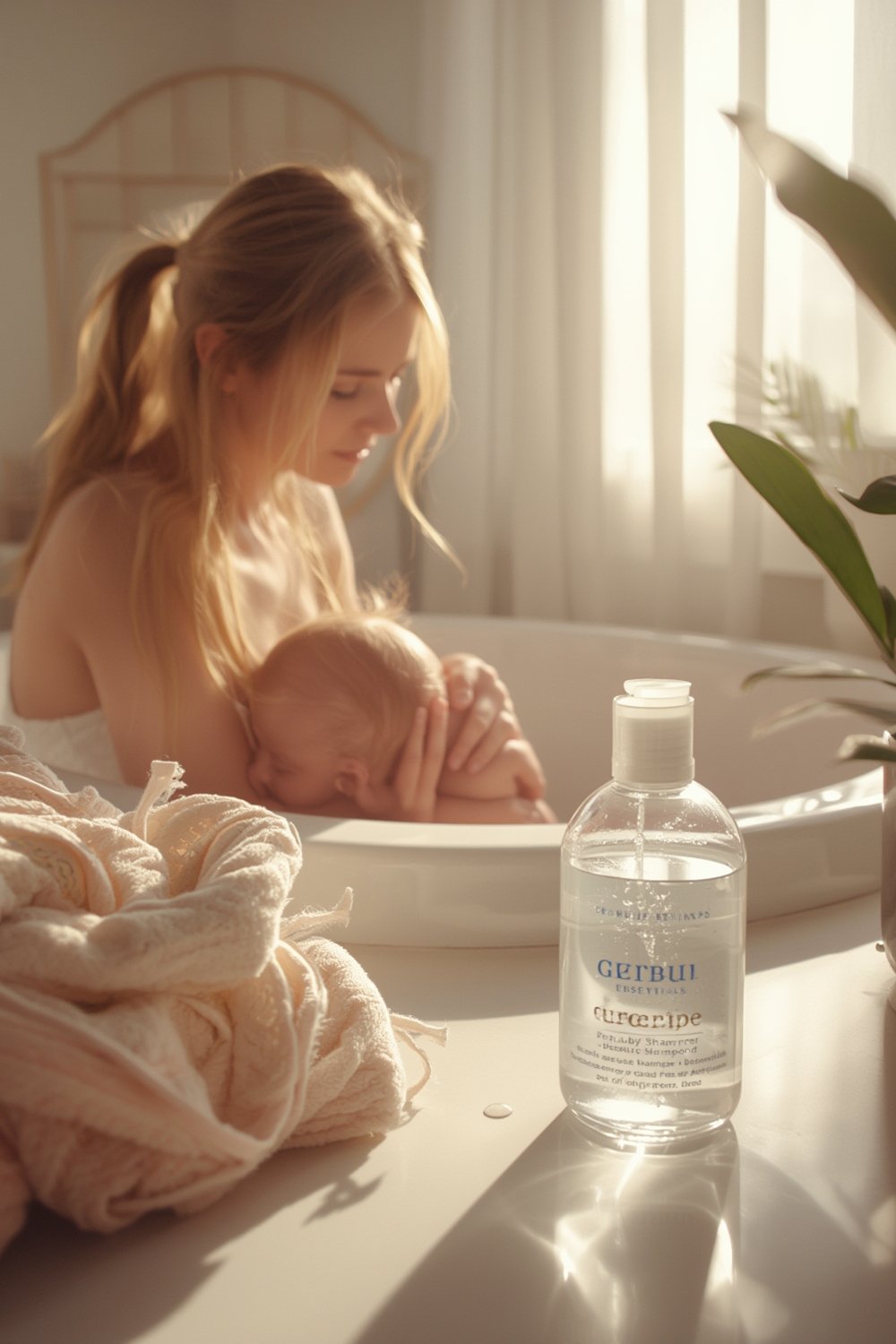 baby shampoo product view