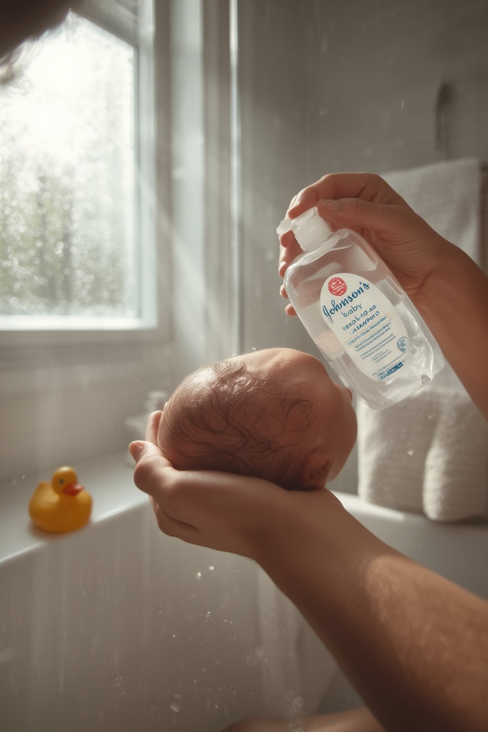 baby shampoo product view