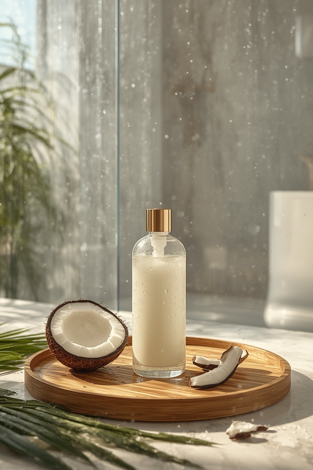 coconut shampoo product view