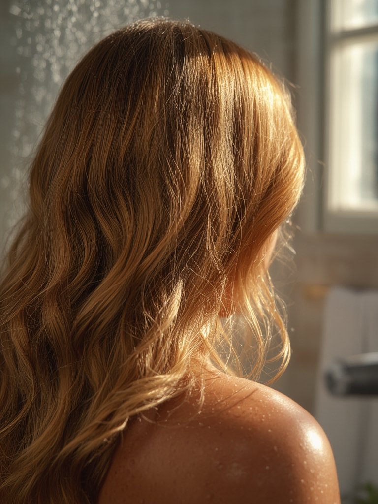 bond shampoo in action