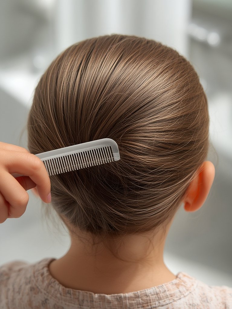 kids detangler in action