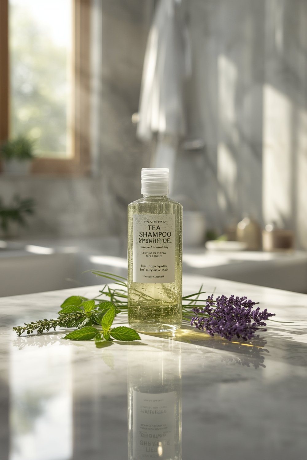 tea shampoo product view