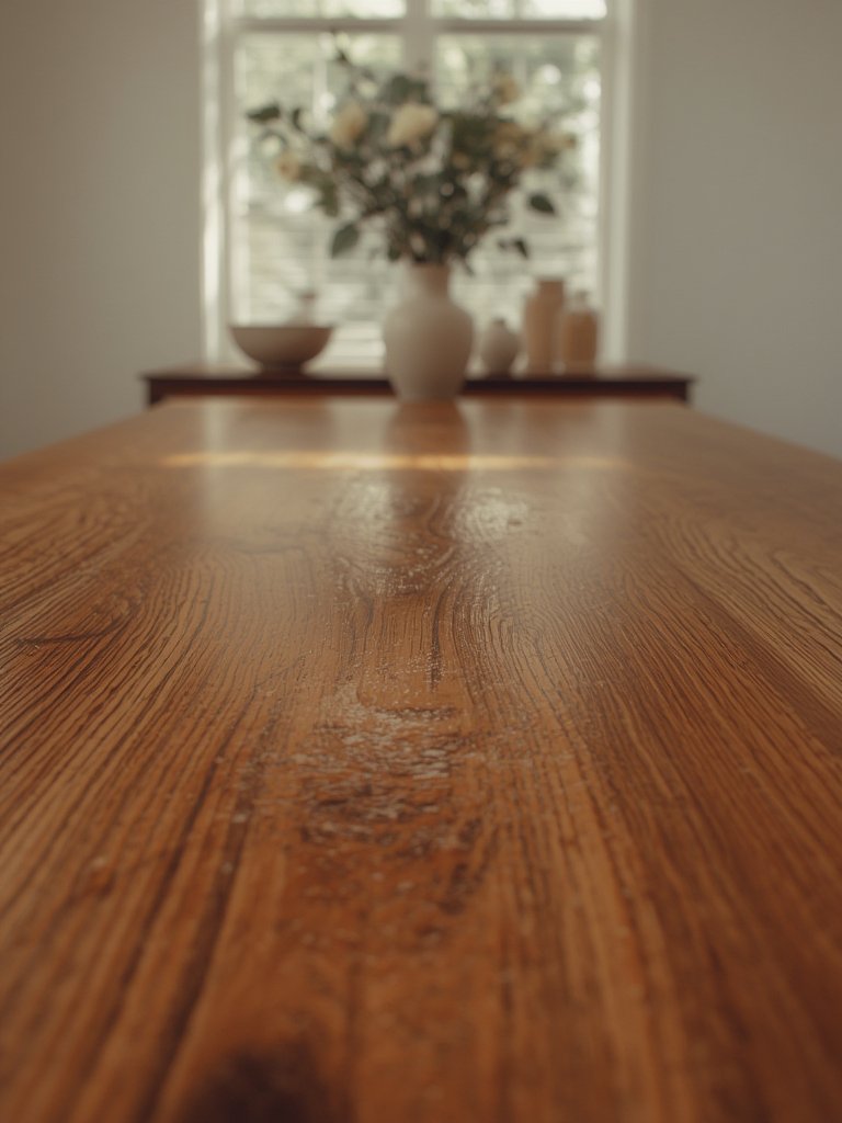 furniture polish in action