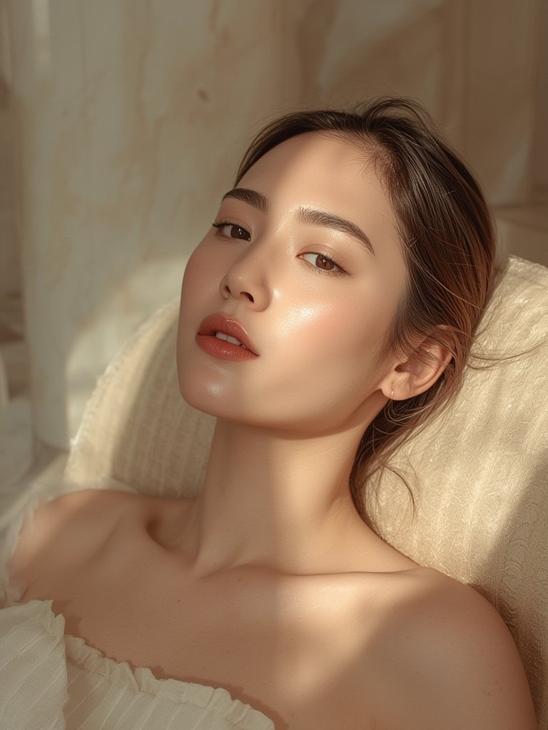 Glow sunscreen korean - Korean beauty illustration 3