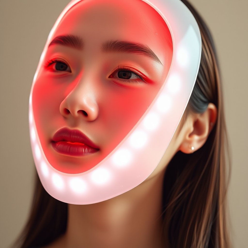 LED face mask - Korean beauty illustration 2