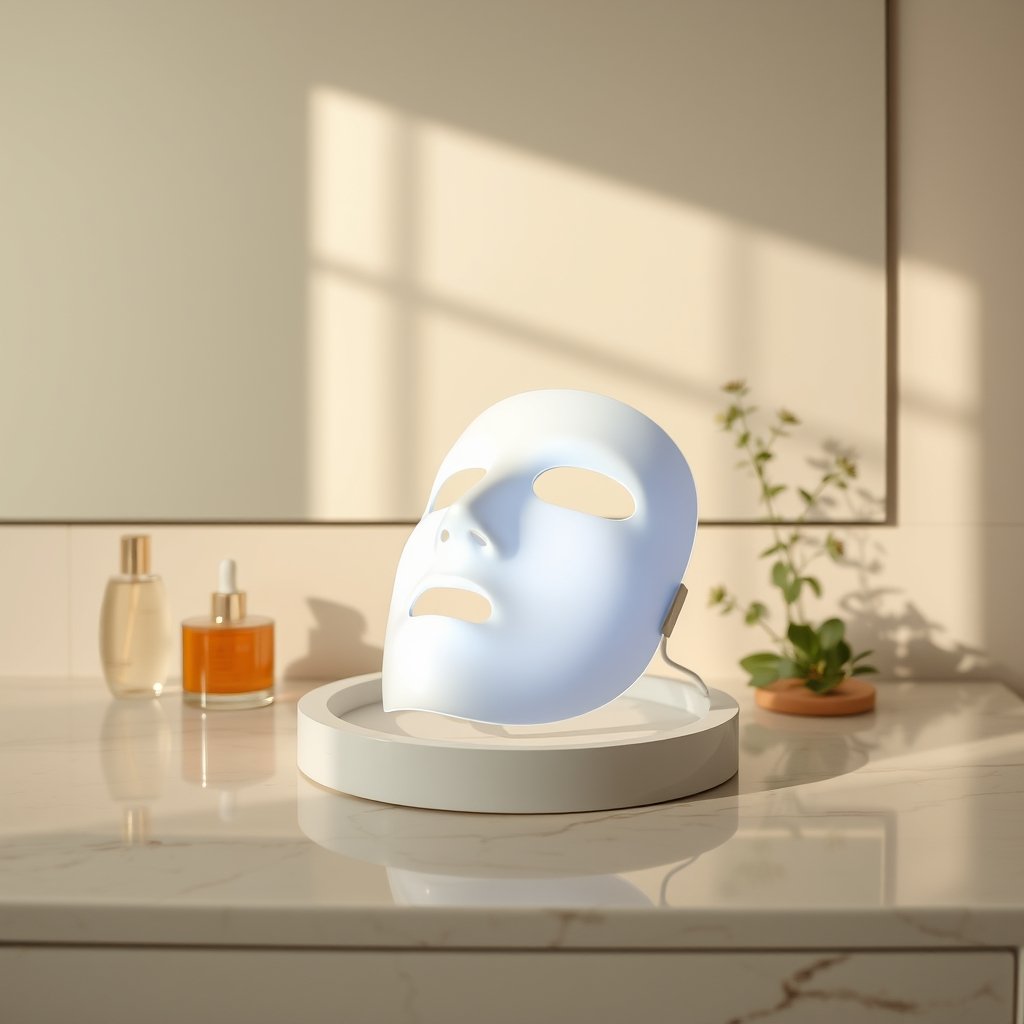 LED face mask - Korean beauty illustration 1