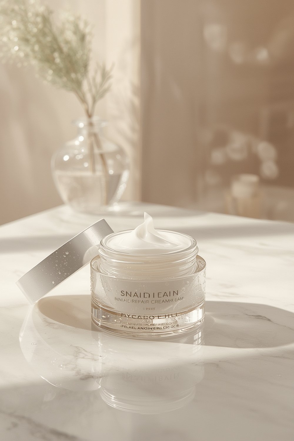 Snail mucin repair cream - Korean beauty illustration 1