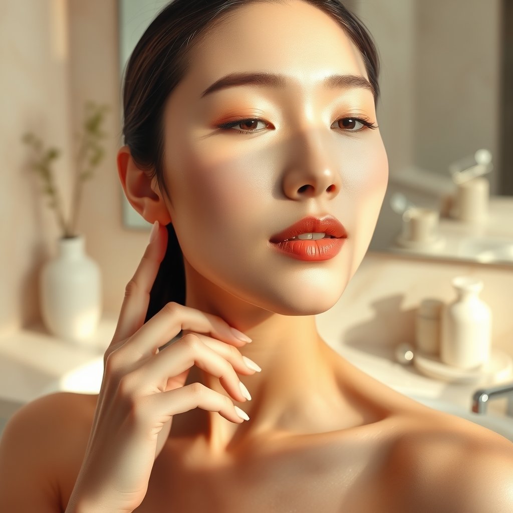 radio frequency skin tightening - Korean beauty illustration 1
