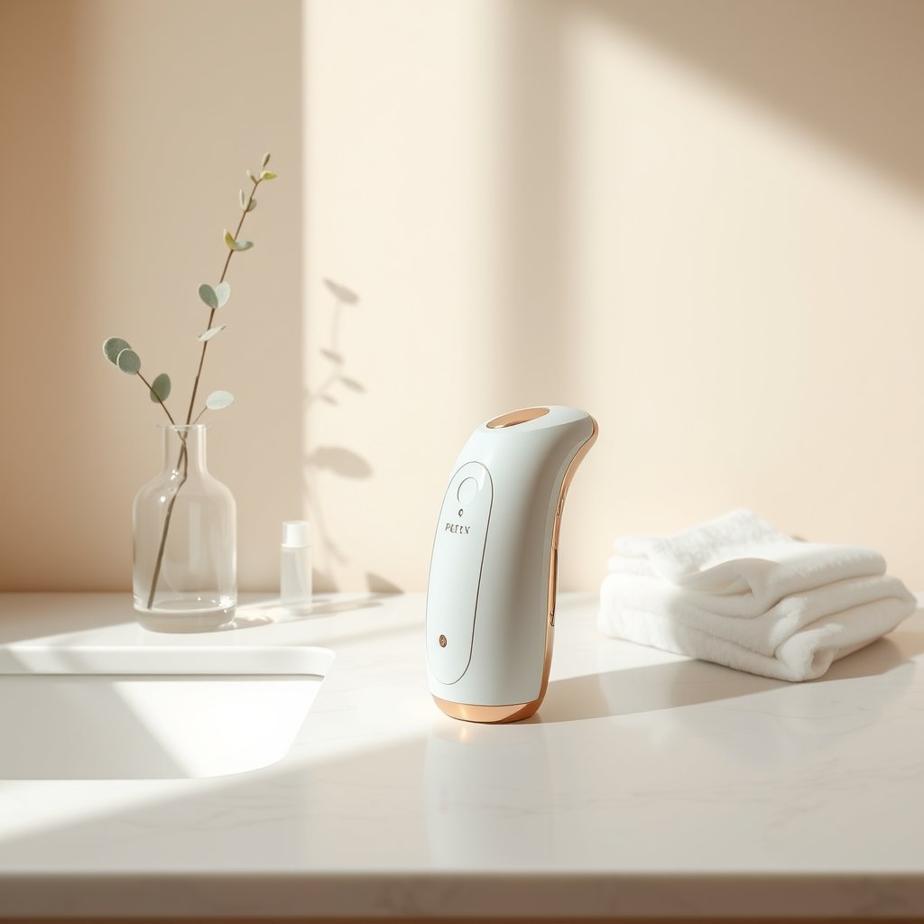IPL hair removal device - Korean beauty illustration 1
