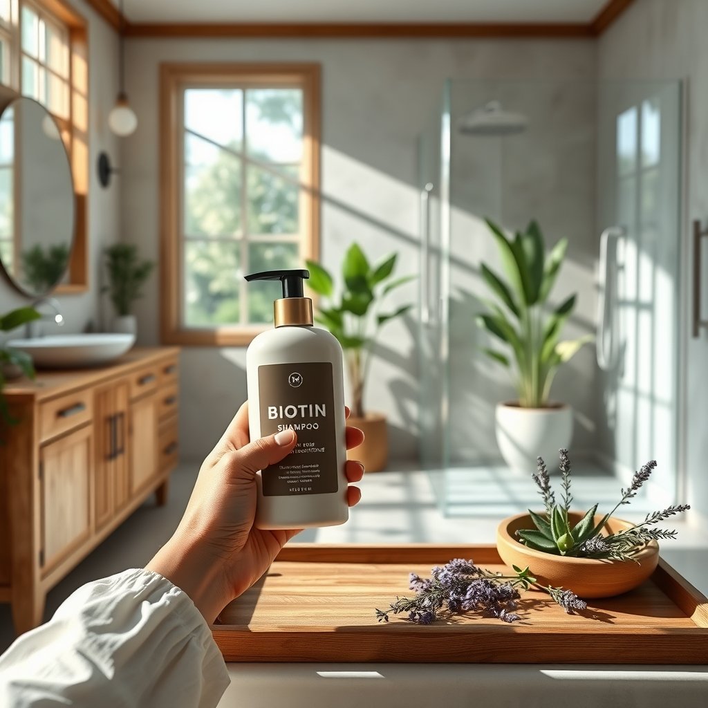 biotin shampoo product view