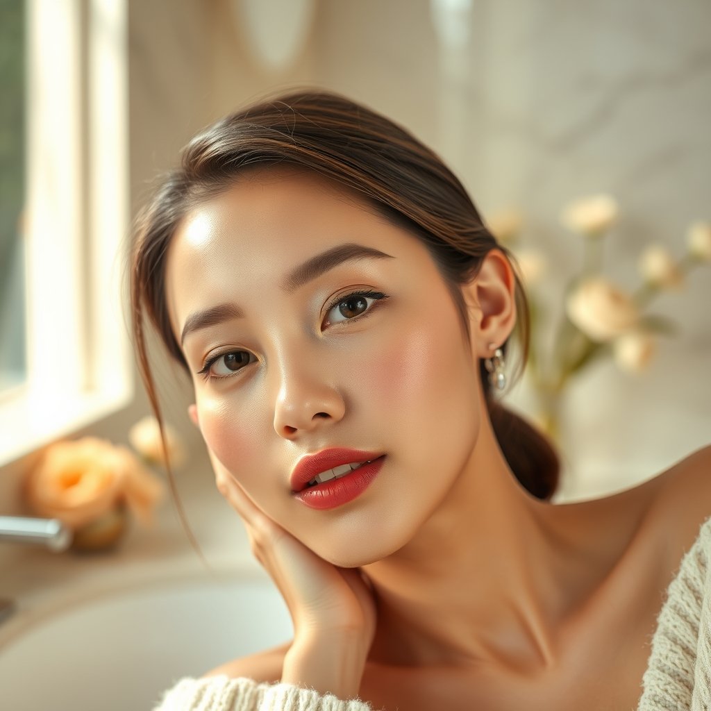 cryotherapy face tool - Korean beauty illustration 3