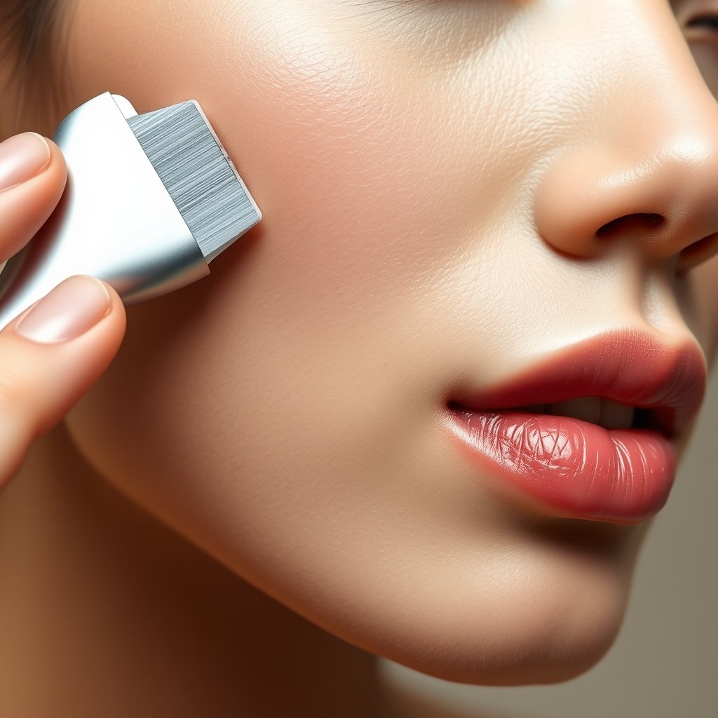 dermaplaning tool - Korean beauty illustration 2