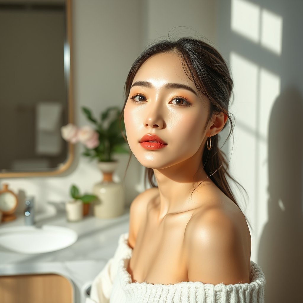 dermaplaning tool - Korean beauty illustration 3