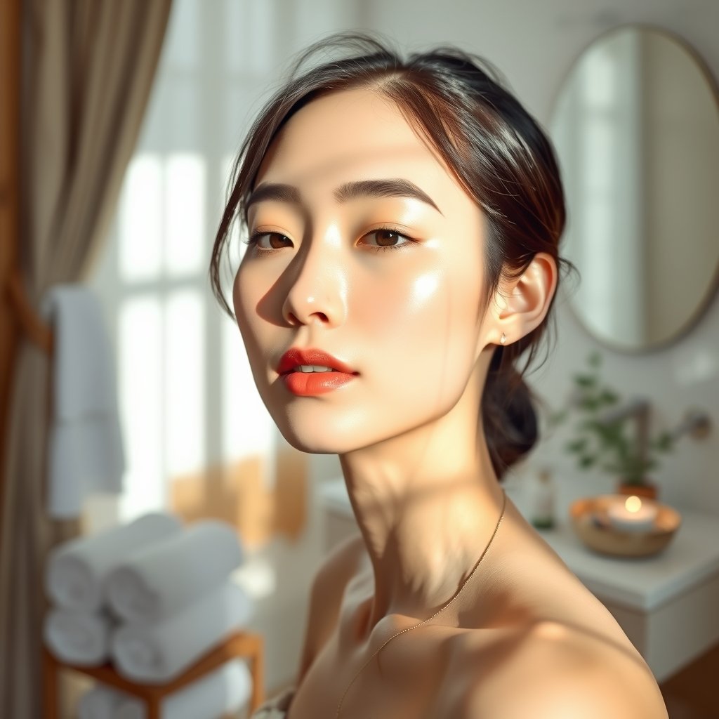 electric gua sha device - Korean beauty illustration 3