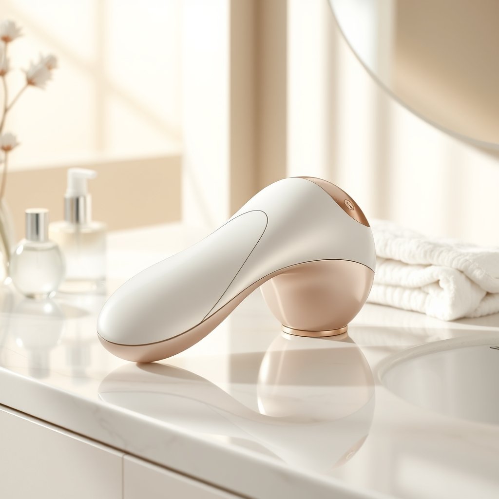 electric gua sha device - Korean beauty illustration 1