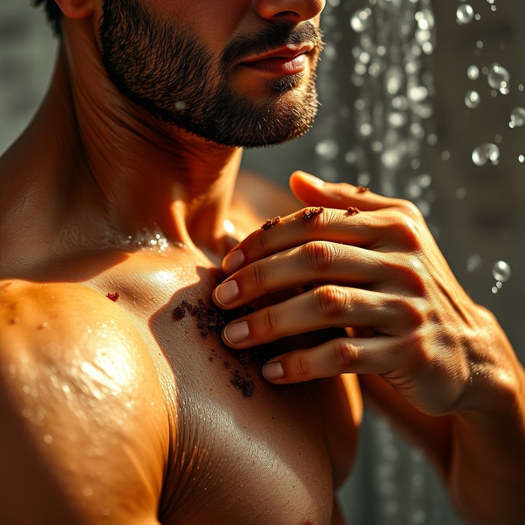 Men's Scrub: 10 Ultimate Steps For Amazing Skin In 2026 2 men's scrub in action