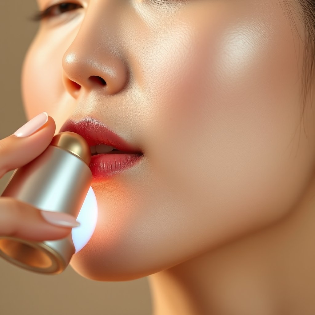 galvanic facial device - Korean beauty illustration 2