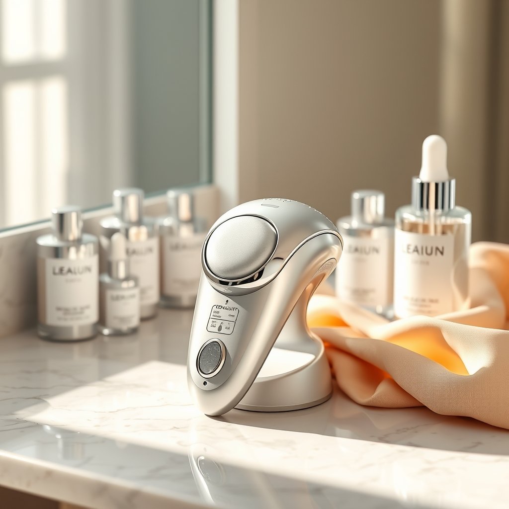 galvanic facial device - Korean beauty illustration 1
