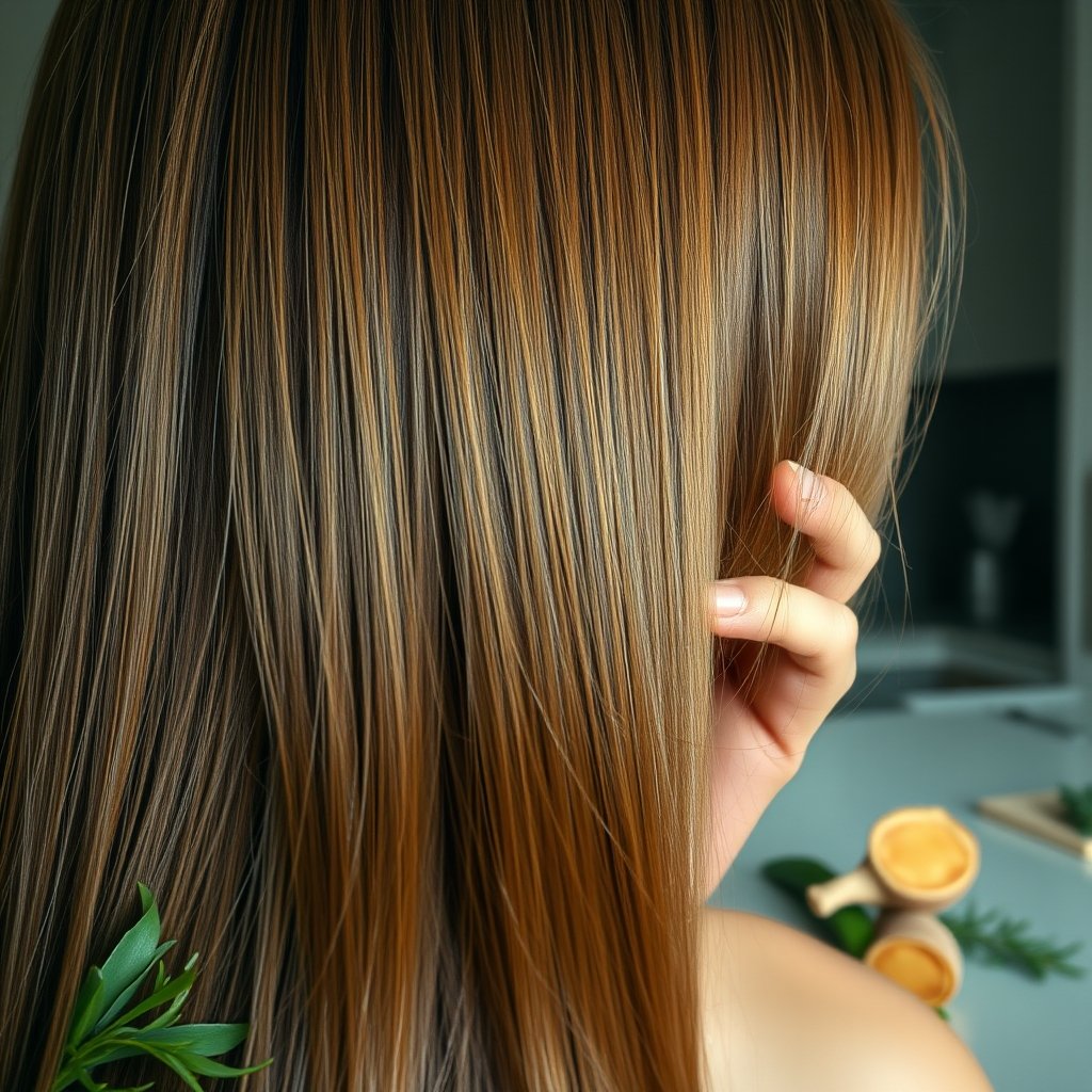 ginseng shampoo in action