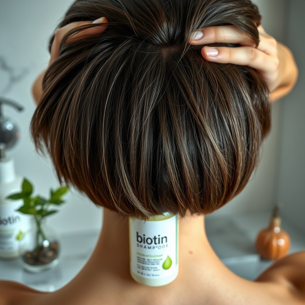 biotin shampoo in action