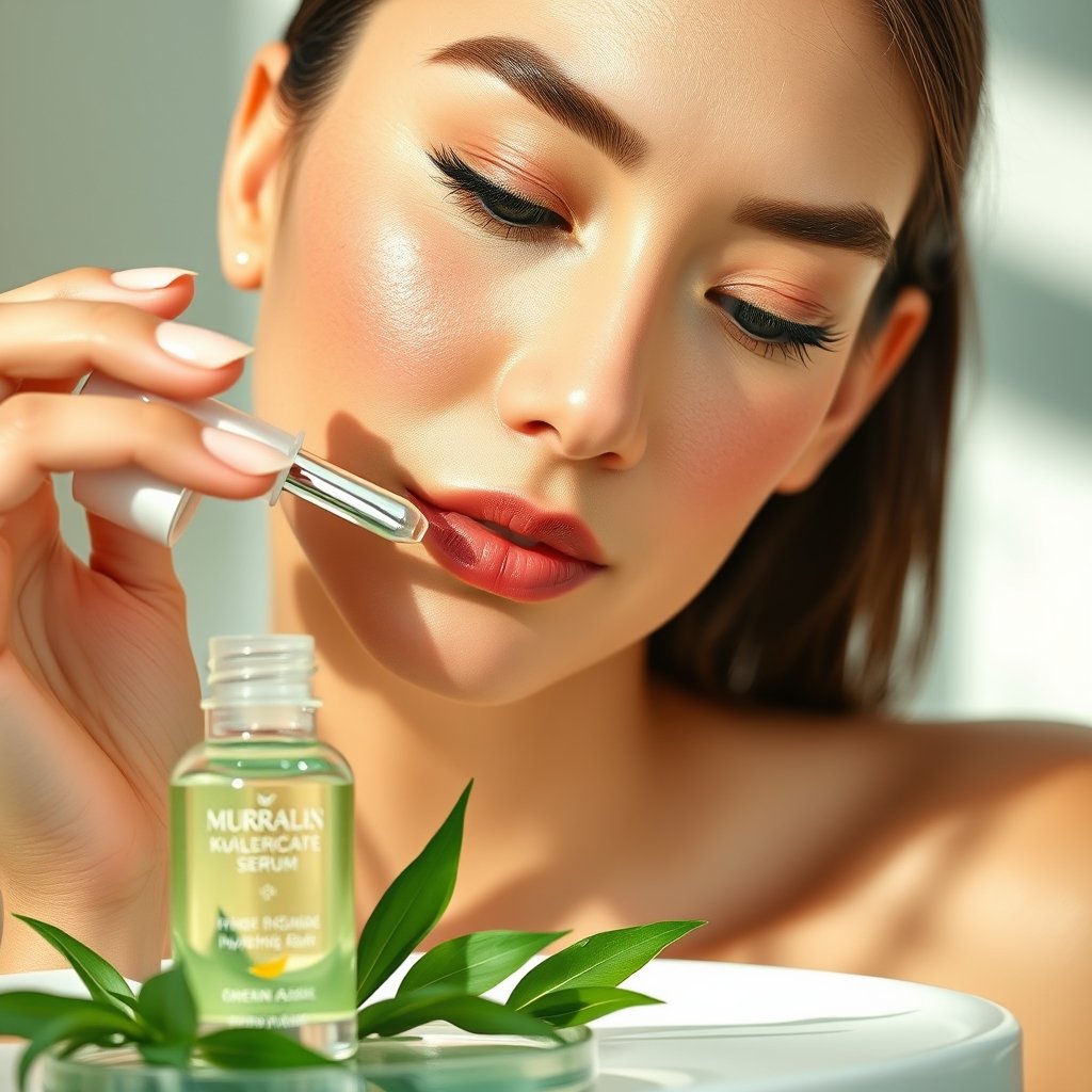 green serum in action