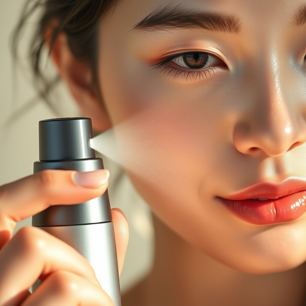nano mist sprayer - Korean beauty illustration 2