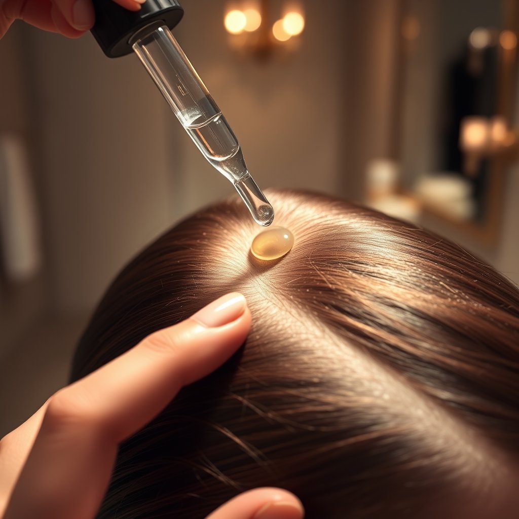 dry scalp in action