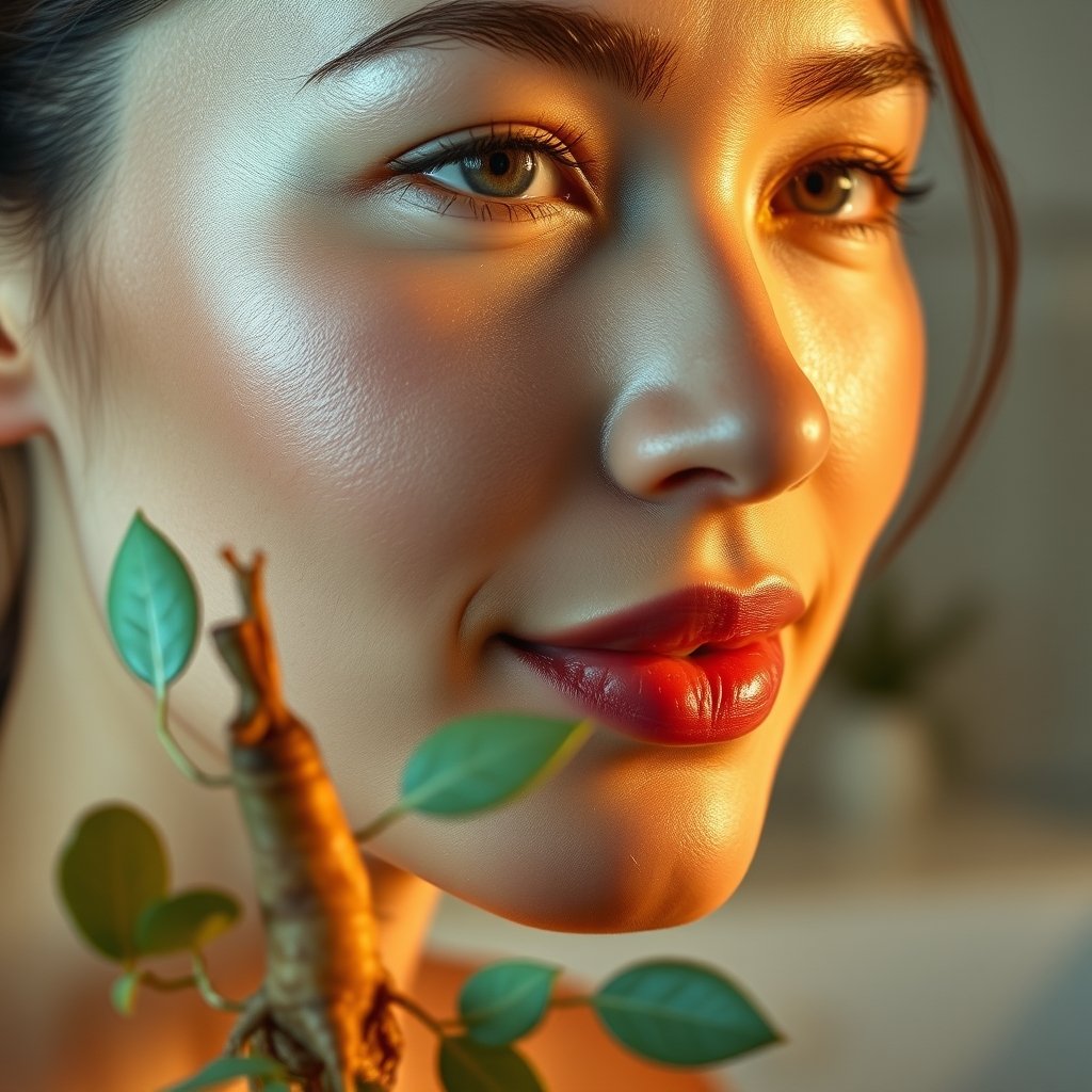 ginseng serum in action