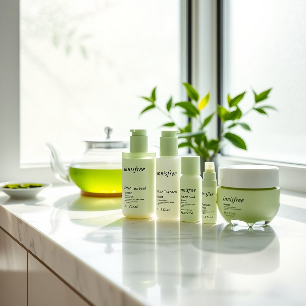 green tea product view