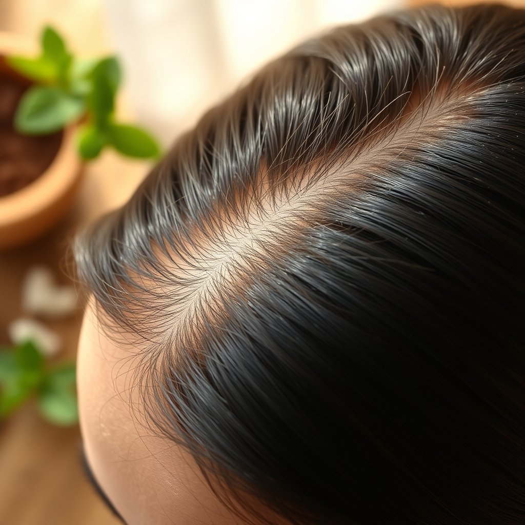 dandruff shampoo in action