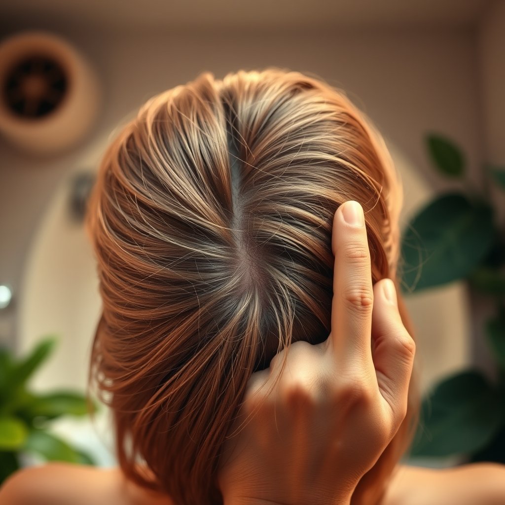 dandruff shampoo in action